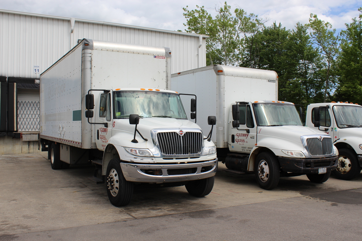 glenny glass delivery truck